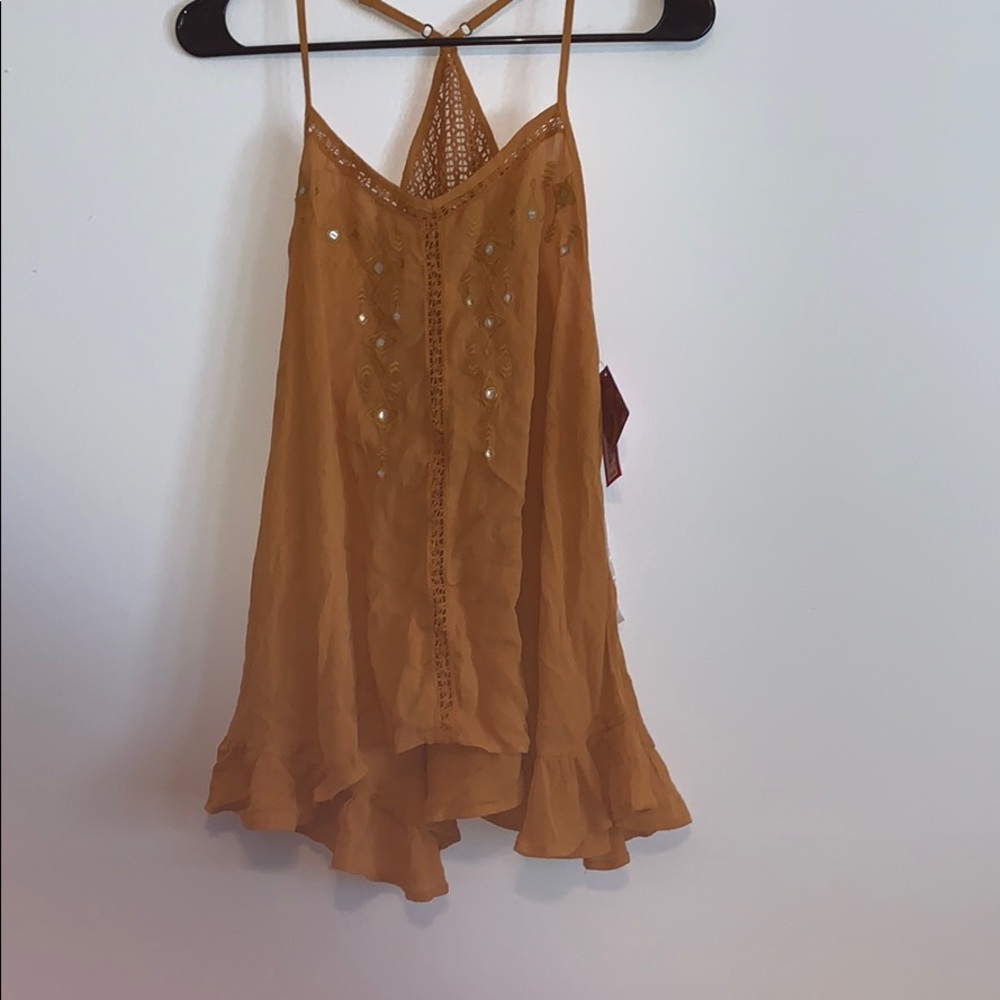 Mustard tank top